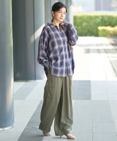 AMERICAN HOLIC イージーケアチェックシャツ【360°着こなしシャツ】