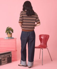 AMERICAN HOLIC 【PENNEY'S】レトロボーダー半袖ニット