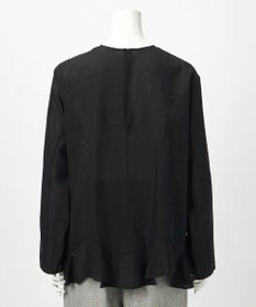 23区 【GOLD LABEL】オーガンジー ラッフルヘム ブラウス