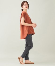 ANY 【接触冷感】秋メキバックフレア カットソー