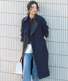 23区 【VERY3月号掲載/撥水加工/洗える】LIMONTA ハイカウントメモリータフタ コート