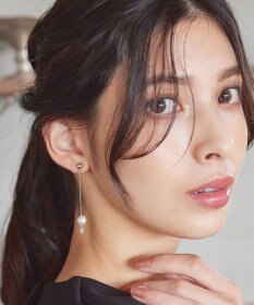 Tiaclasse パールロングピアス