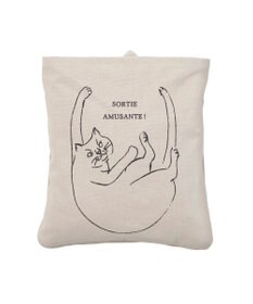 ROOTOTE 1188【折り畳み可能】EU.ラウンド.ブラサガリネコ-A