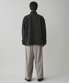 WEGO 起毛TR ワイドストレートスラックス