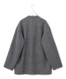 ICB WoolRever ノーカラーショートコート