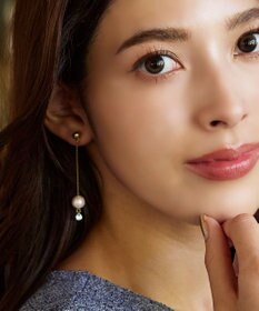 Tiaclasse パールロングピアス