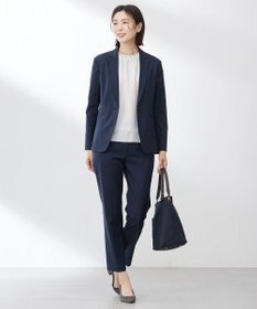 J.PRESS LADIES S 【セットアップ対応・洗える・撥水】コットンFITTY テーラード ジャケット