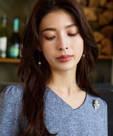 Tiaclasse パールロングピアス