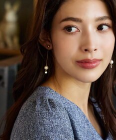 Tiaclasse パールロングピアス