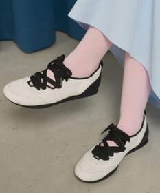 steppi ロープロ リボン スニーカー