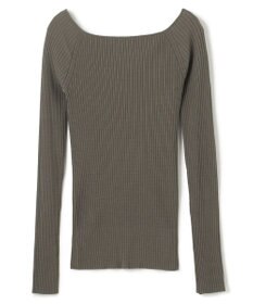 uncrave 【洗える】スムースニット オフショルプルオーバー（uncrave WHITE）