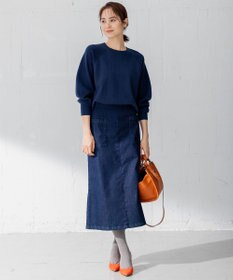 組曲 【選べる8色展開・春まで使える！】バックレースカラー ニット