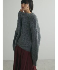 Green Parks armonia. ケーブルニットプルオーバー
