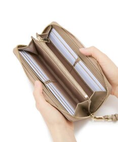 TOPKAPI 【新色追加】【TREASURE TOPKAPI】シュリンクレザー ラウンド 長財布