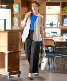 Tiaclasse 【洗える】 シアーカラーレスジャケット