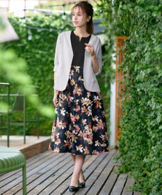 Tiaclasse 【洗える】 シアーカラーレスジャケット