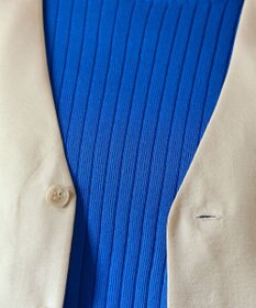 Tiaclasse 【洗える】 シアーカラーレスジャケット