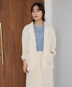 CRAFT STANDARD BOUTIQUE リネンライクオーバーサイズジャケット