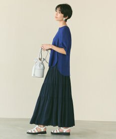 UNFILO 【セットアップ対応】ウォッシャブル UVケア ブラウス