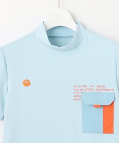 PW CIRCULUS 【UVカット / 吸水速乾 / 伸縮性抜群】【WOMEN】ポケットモック T ゴルフウェア レディース