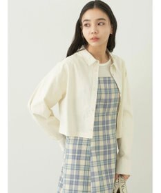 earth music&ecology ショート丈シャツジャケット