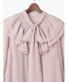 Te chichi ボウタイチュニックフリルブラウス《2025Autumn catalog vol.2 item》