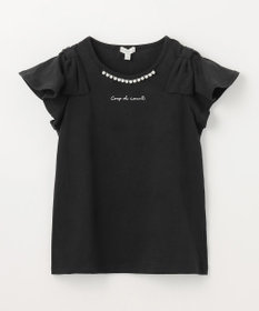 ANY KIDS パール リボン Tシャツ
