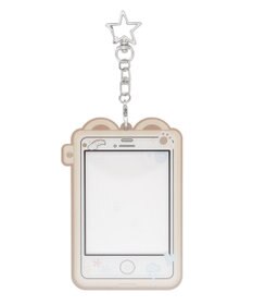 WEGO 【痛バ＆推し活グッズ】あにまるphoneカードホルダーキーホルダー
