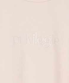 UNFILO BEAUTY FORM ロゴ刺繍 半袖Tシャツ