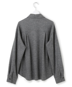 23区 【滝沢眞規子さん着用/VERY掲載/洗える】ウールミルドジャージー シャツ