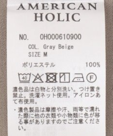 AMERICAN HOLIC ミリタリーWポケットスキッパーシャツ