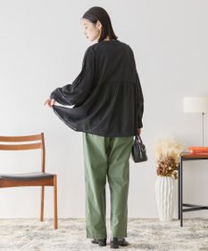 AMERICAN HOLIC バンドカラーピンタックブラウス