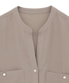 AMERICAN HOLIC ミリタリーWポケットスキッパーシャツ