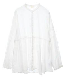 AMERICAN HOLIC バンドカラーピンタックブラウス