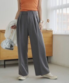 WEGO 【ANGIE VINTAGE/SMLサイズ展開】２タックワイドスラックス