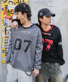 WEGO 【ユニセックス着用ITEM】ナンバリングホッケーT（LS）