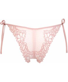 WACOAL Ｔバック ショーツ 【リボンブラ 脇すっきり】 BRB433とペア はきこみ丈あさめ バックのかぶりが広め ソング レディース PRA433 /ワコール