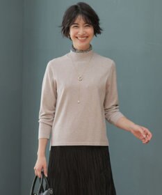 J.PRESS LADIES 【人気のため新色追加】PRINCE ハイネック ニット トップベージュ系