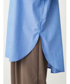 Green Parks イージーケアスタンドフリルシャツチュニック