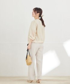 Tiaclasse パールボタンシアーブルゾン