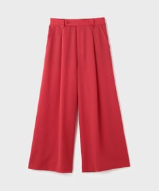 GRACE CONTINENTAL リネンタッチタックパンツ