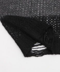 WEGO モヘアタッチボーダーBIGニット