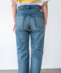 caqu boy`s cutⅡ テーパードストレートデニム USEDWASH