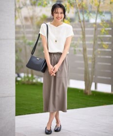 ANY L ハーフスリーブニット