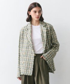 BEIGE， BERYL / ファンシーツイードダブルジャケット