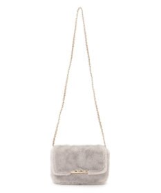 23区 フェイクファー ショルダーバッグ