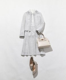 組曲 S 【KUMIKYOKU NAVY】ラメループモールツイード ジャケット