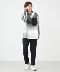 SHARE PARK LADIES 【UNISEX】ボートネックボーダーＴシャツ（S・Mサイズ）