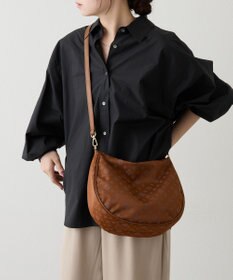 russet ナイロンジャガード2WAYショルダーバッグ(CE-1620)