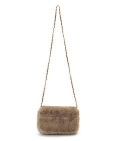 23区 フェイクファー ショルダーバッグ